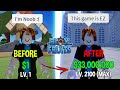 The Ultimate Noob Going To Max Level (A Noob's Journey) [Roblox Blox Fruits]