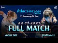 Full match  noelle tate vs silviana lu  michigan womens open 2023