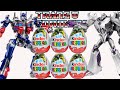 Huevos Kinder Sorpresa de Transformers: Optimus Prime, Megatron.Transformers Surprise Eggs