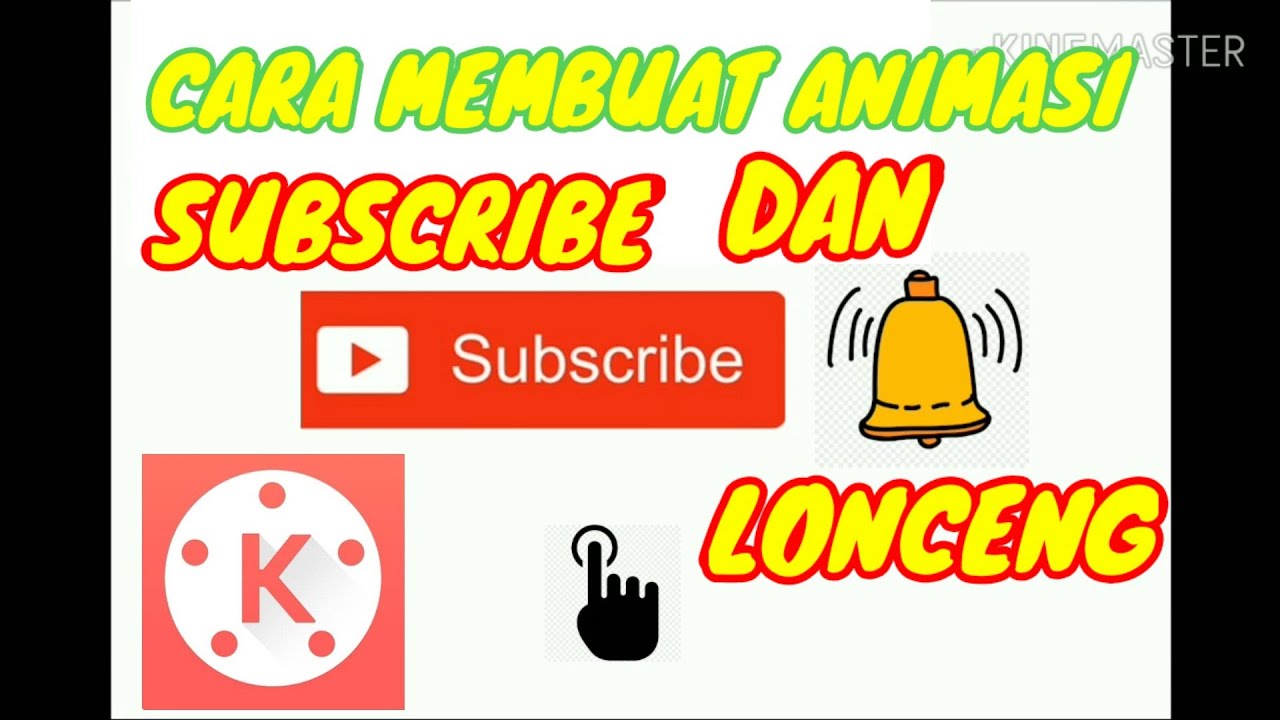 CARA MUDAH  MEMBUAT  ANIMASI  SUBSCRIBE DAN LONCENG DI 