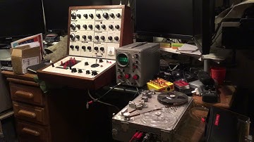 EMS VCS3 Synthi + Nagra III loop, playing through speakers