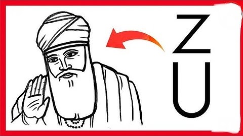Turn number 5 into Guru Nanak Dev Ji drawing easy l How to draw Guru Nanak Dev Ji Gurpurab drawing