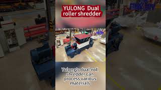 Dual Roller Shredder | Crushing All Waste Material, Powerful for All Pellet Line