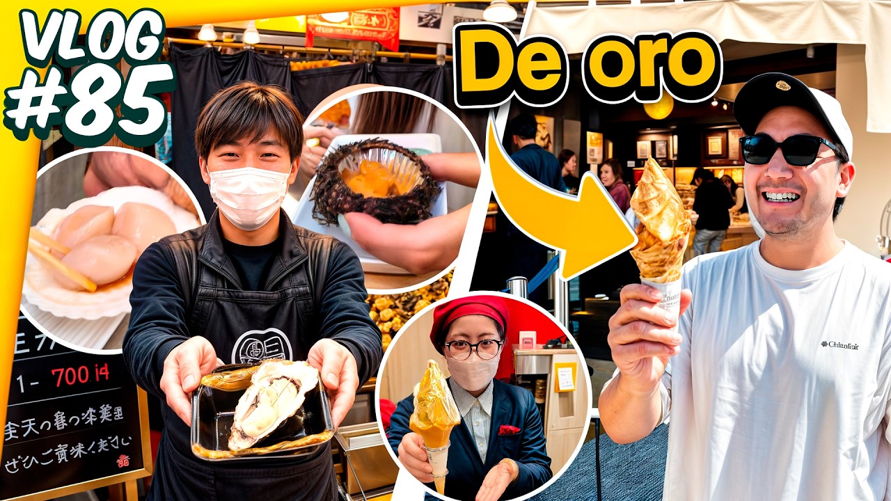Un día en Kanazawa: ostras frescas, comida callejera y oro de postre