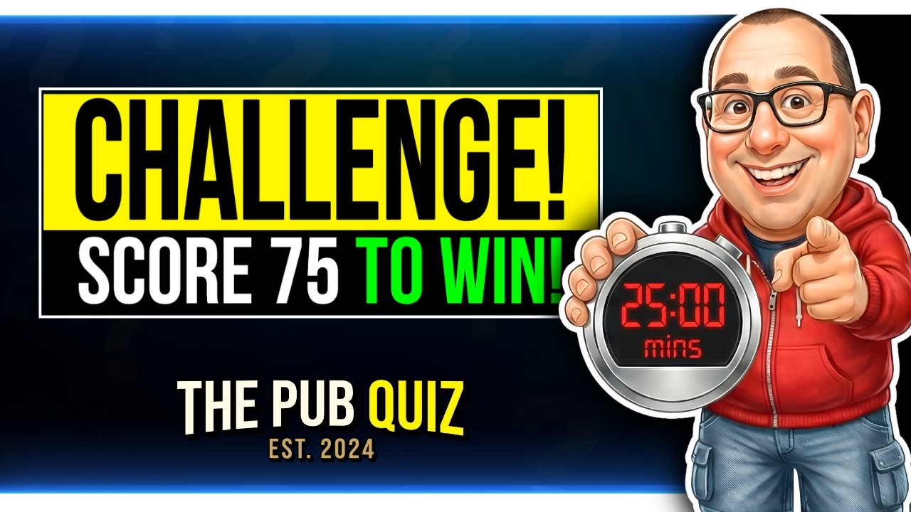 QUICKFIRE QUIZ | 100 General Knowledge Pub Quiz Questions!