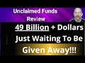 Unclaimed Funds Review