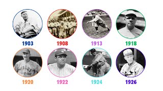 Every World Series Explained in 13 Minutes (1903-1926)