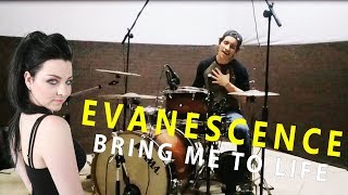 Video thumbnail of "Evanescence - BRING ME TO LIFE - Drum Cover - Jorge Mendieta Drums"