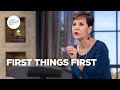 First Things First | Joyce Meyer | Enjoying Everyday Life