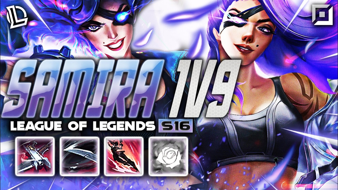 SAMIRA MONTAGE #56 - SAMIRA 1V9 | Ez LoL Plays