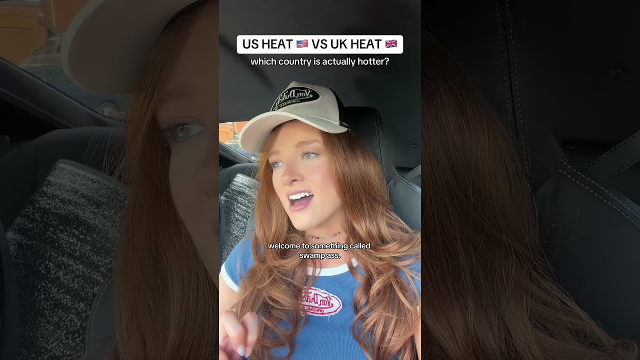US HEAT 🇺🇸 VS UK HEAT 🇬🇧 which country is actually hotter? #fyp #usa #uk #ukvsusa #heatwave