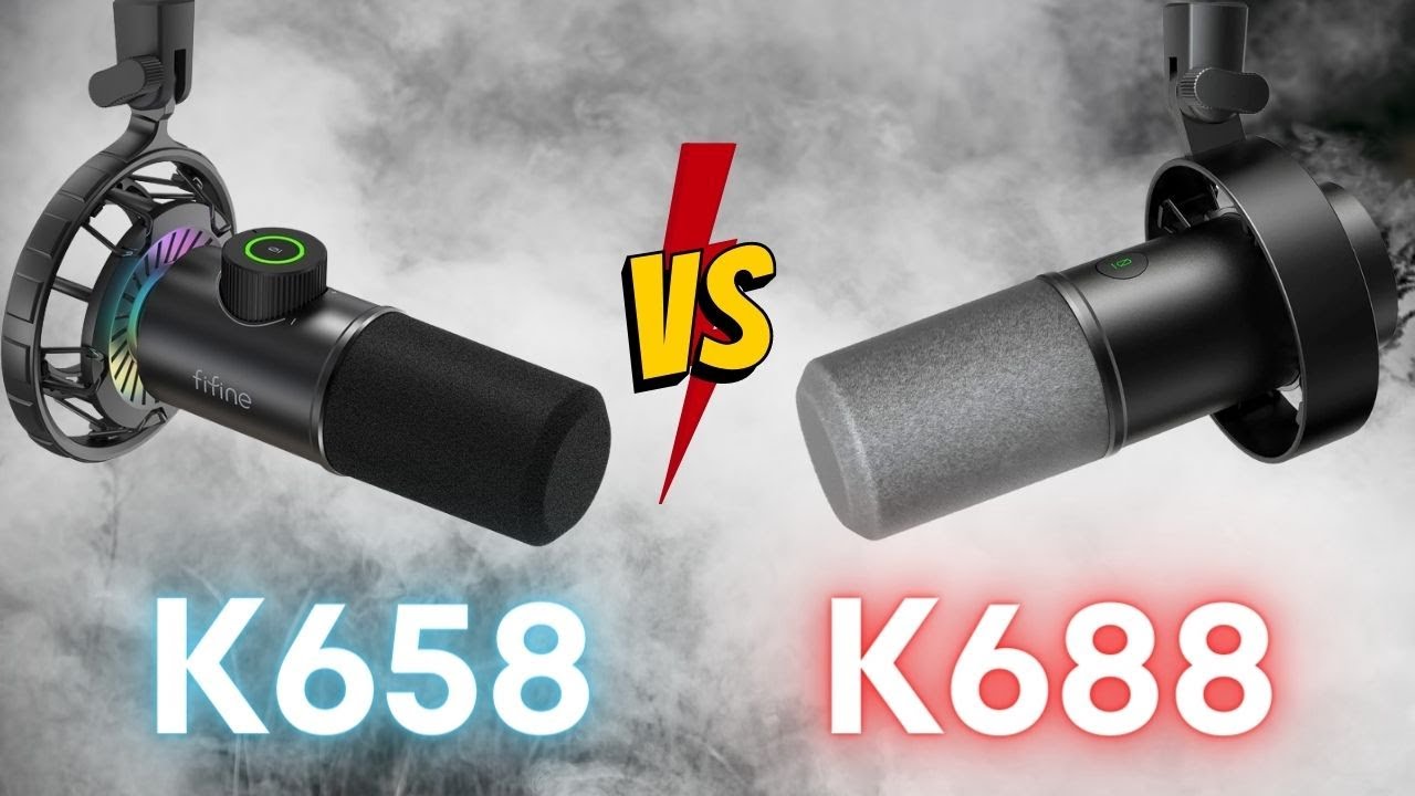 Amplitank Fifine K688 Review Comparando com o K658 YouTube