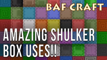 3 Amazing Shulker Box Uses!!