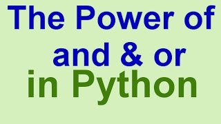 Celebrity Python Tips & Tricks: The Power of and & or Net Worth