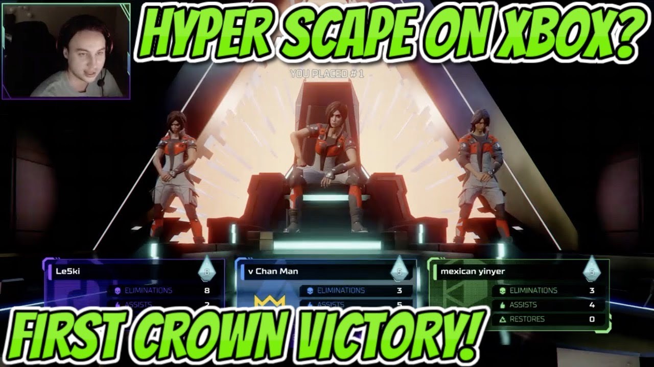HYPER SCAPE IS OUT ON XBOX & I GOT MY FIRST WIN!