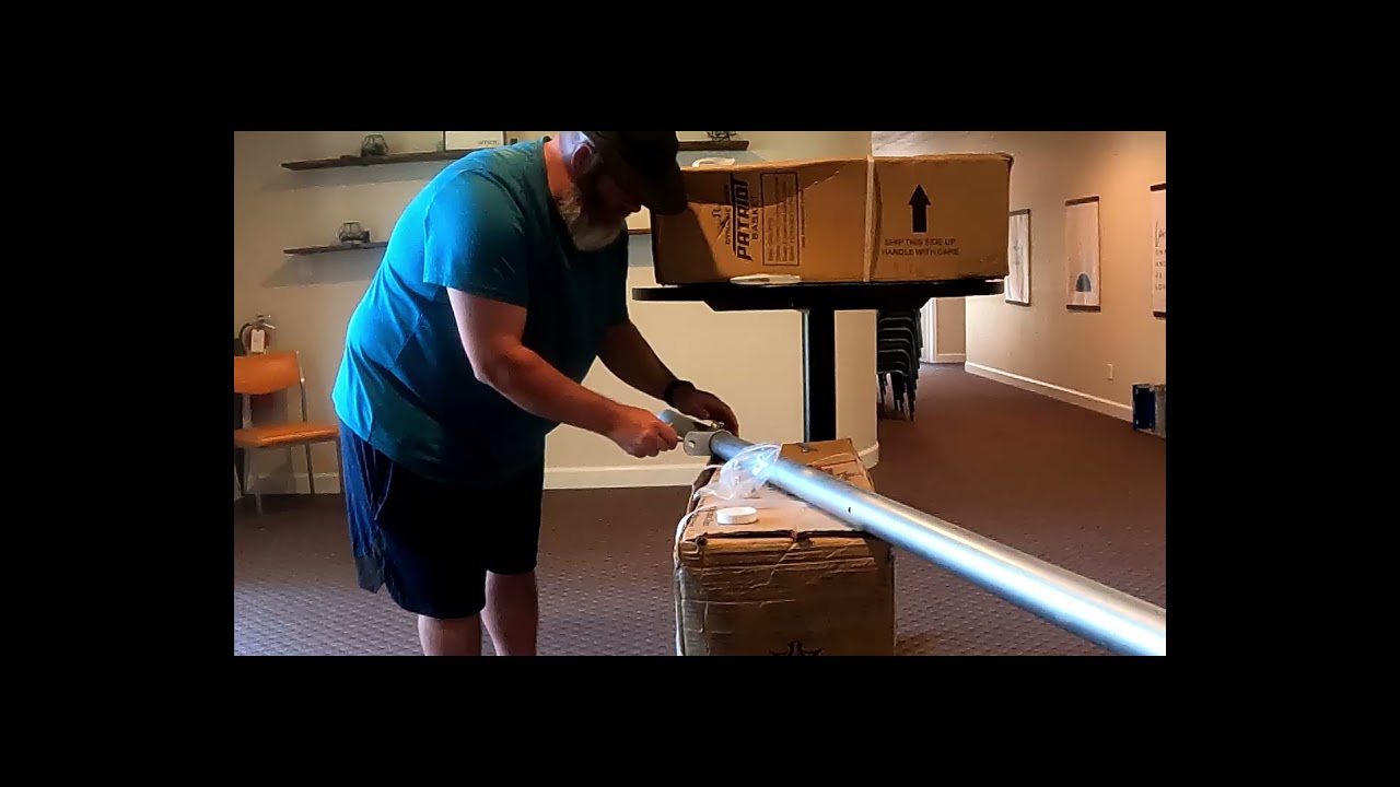 How to install a Disc Golf basket YouTube