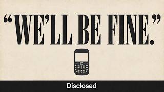The Blackberry meeting where they ignored the touchscreen
