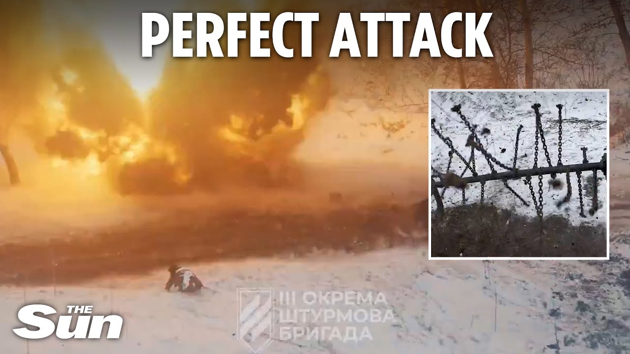 Ukrainian engineers TAUNT Putin with new anti-mine machine for assault ...