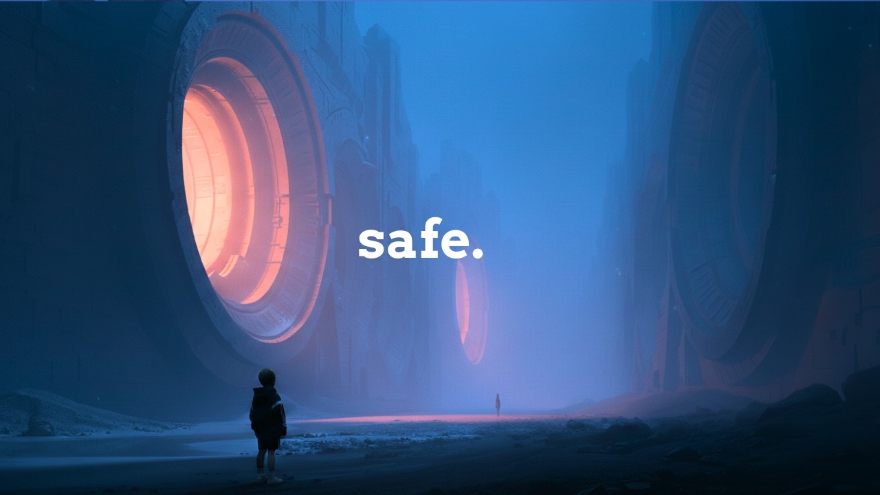 this is where you’re safe.