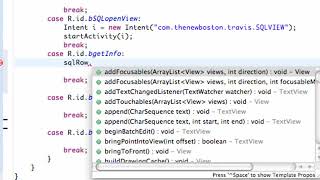 Android Application Development   121   Setting up more SQLite methods