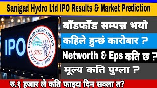 Sanigad Hydro Ltd IPO Results Published | IPO Nepal Update | IPO Allotment | Nepali Share Market 