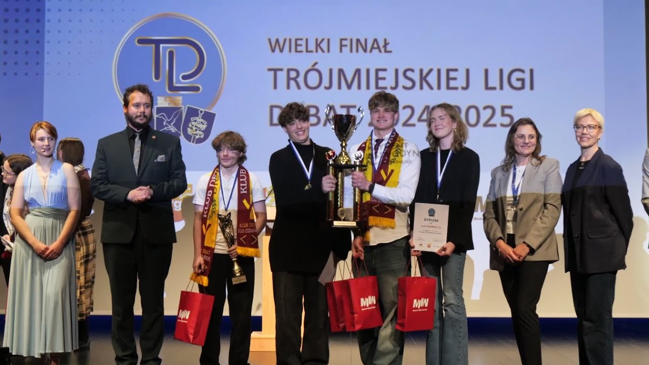 Wielki Finał Trójmiejskiej Ligi Debat 2024/2025 - zapis transmisji