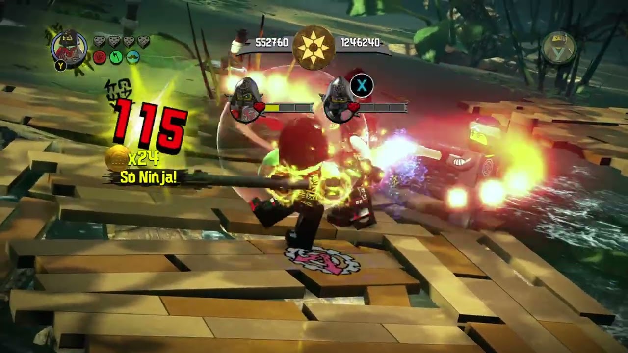 The LEGO Ninjago Movie Videogame Boss Acronix & Krux with Krux 