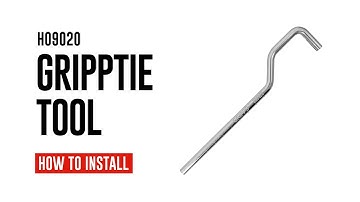 How to Use the GRIPPS® GrippTie Tool | Fast, Controlled GrippTie Installs (H09020)