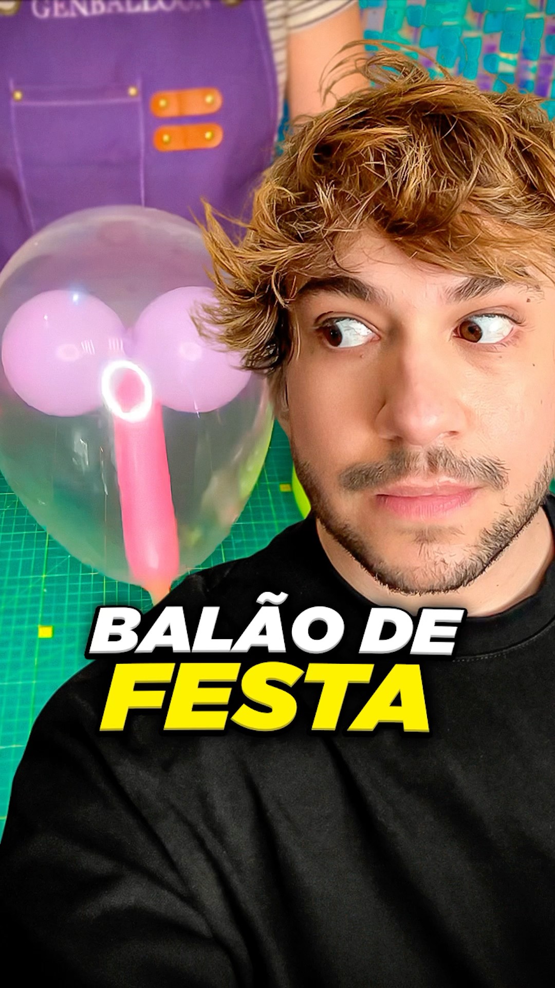 balão de festa #livedobrino #humor #MundinhoBrino