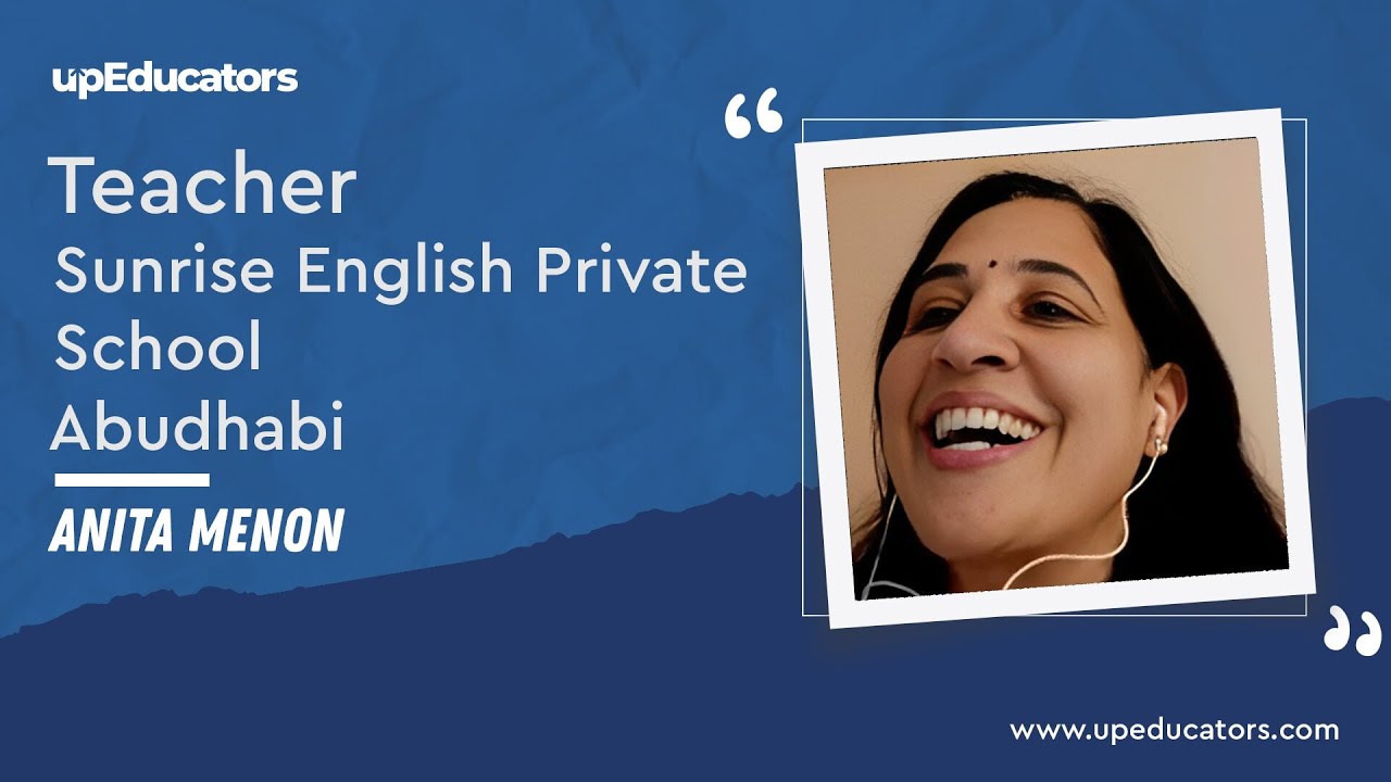 Review by Anita M (Teacher, Sunrise English Private School, Abudhabi) for Google Certified Educator