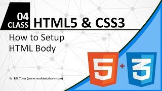 HTML Body Tag: A Step-by-Step Guide to Setup - HTML5 and CSS3 Tutorial For Beginners - Urdu / Hindi