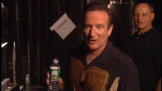 Robin WIlliams (Behind the scenes, live on Broadway-2002)