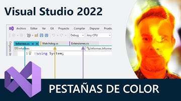 🌈 Visual Studio: tabs en color para cada proyecto (trabajo con proyectos grandes)