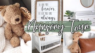 BABY BOY'S NURSERY TOUR \/\/ GENDER NEUTRAL NURSERY | Jessica Elle