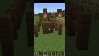 TUTO MINECRAFT BUILD HACK : MEDIEVAL ARCHERY TRAINING GROUND #minecraft #buildhacks #tutorial
