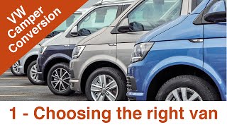 Choosing the best van for camper conversion | Which VW Transporter?