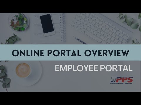 Employee Online Portal Overview