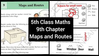 5th class Maths 9th chapter "Maps and Routes" | Online Maths classes TS board