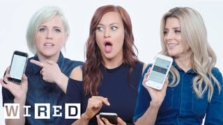 Grace Helbig, Hannah Hart & Mamrie Hart Show Us The Last Thing on Their Phones | WIRED