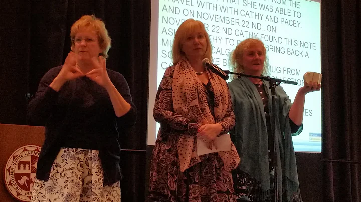 Sheila McLeod and Nancy McLeod, Cathy's sisters