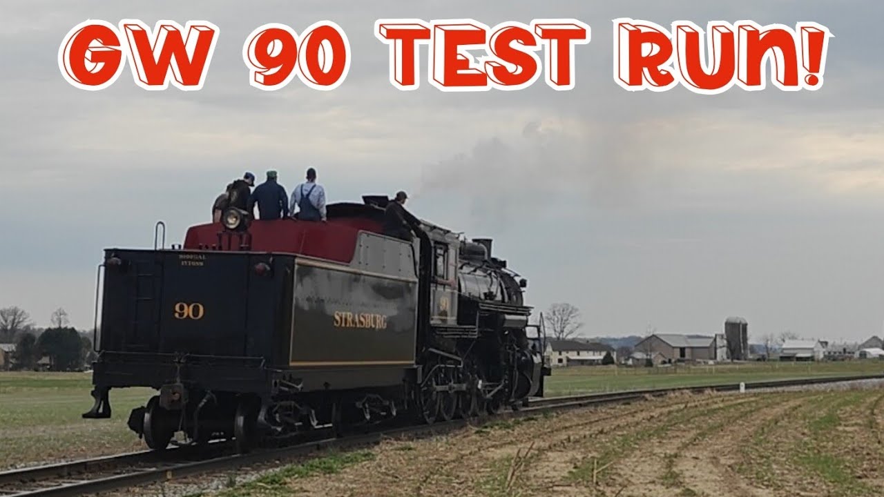 GW 90 has a test run after 1472 inspection! - YouTube