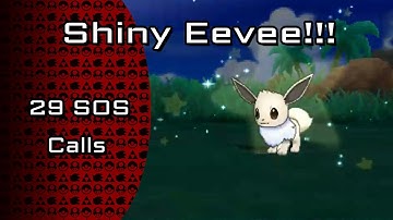 LIVE Shiny Eevee - 29 SOS Encounters [Twitch Highlight]