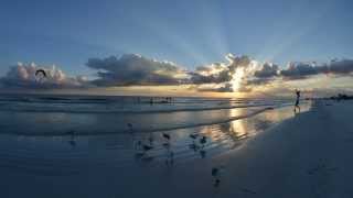 siesta beach sunset time lapse