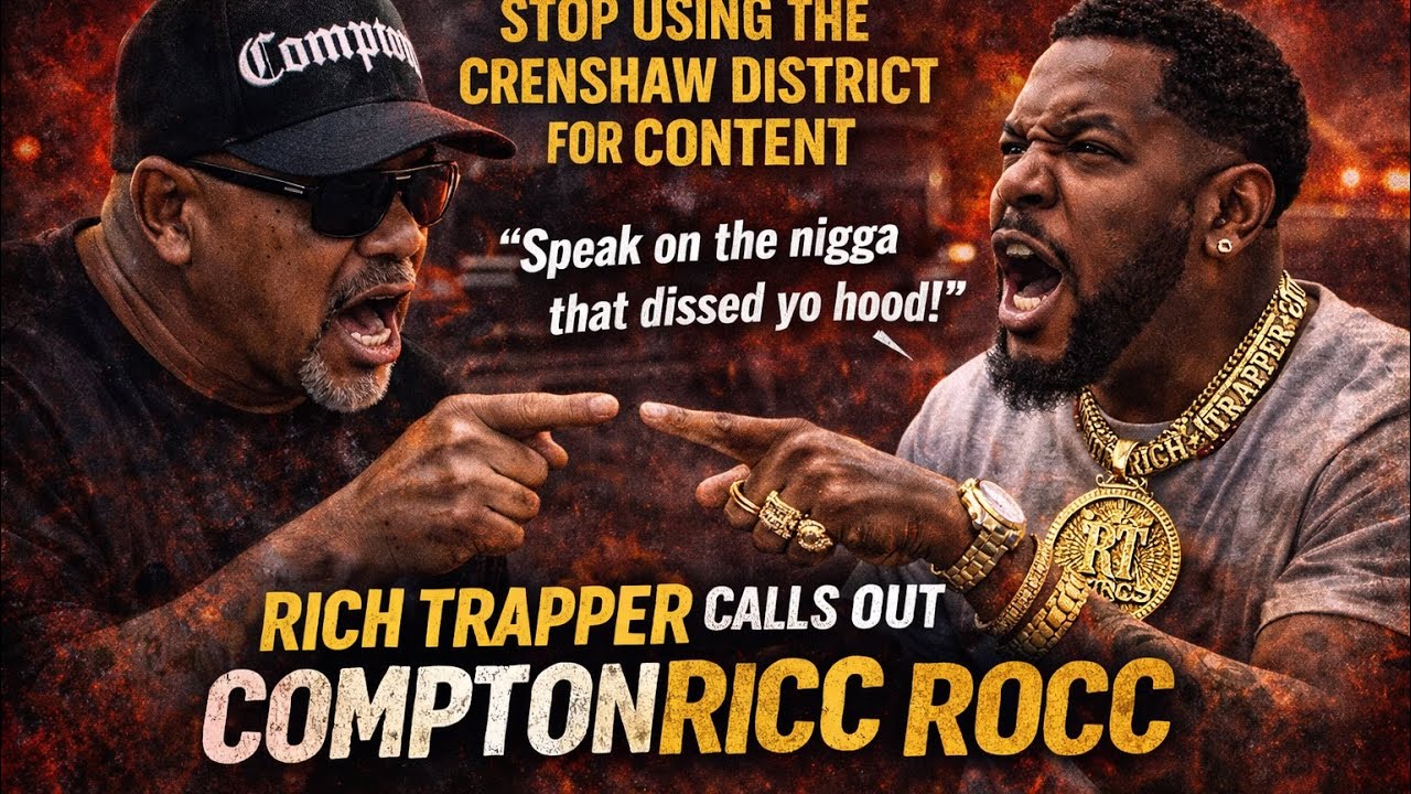 Ricc Rocc RICH TRAPPER SNAPS ON COMPTON RICC ROCC: SPEAK ON THE PIRU DISSIN YO ...