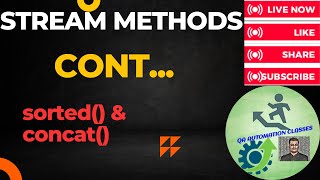 Stream Methods | Sorted & Concat Method