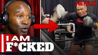 1 Mint Ago Evander Holyfield Is Terrified After Training With Mike Tyson