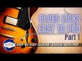 Blues Licks: Easy to Pro (Part 1)