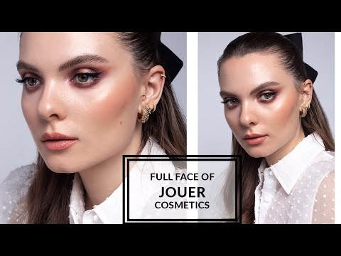 Full Face of Jouer Cosmetics almost| Trying out a lot of products for the first time| Carmen Antoche-thumbnail