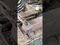 cutting to shape the lawn mower blade #traditionalblacksmith #handycraft #forgingprocess
