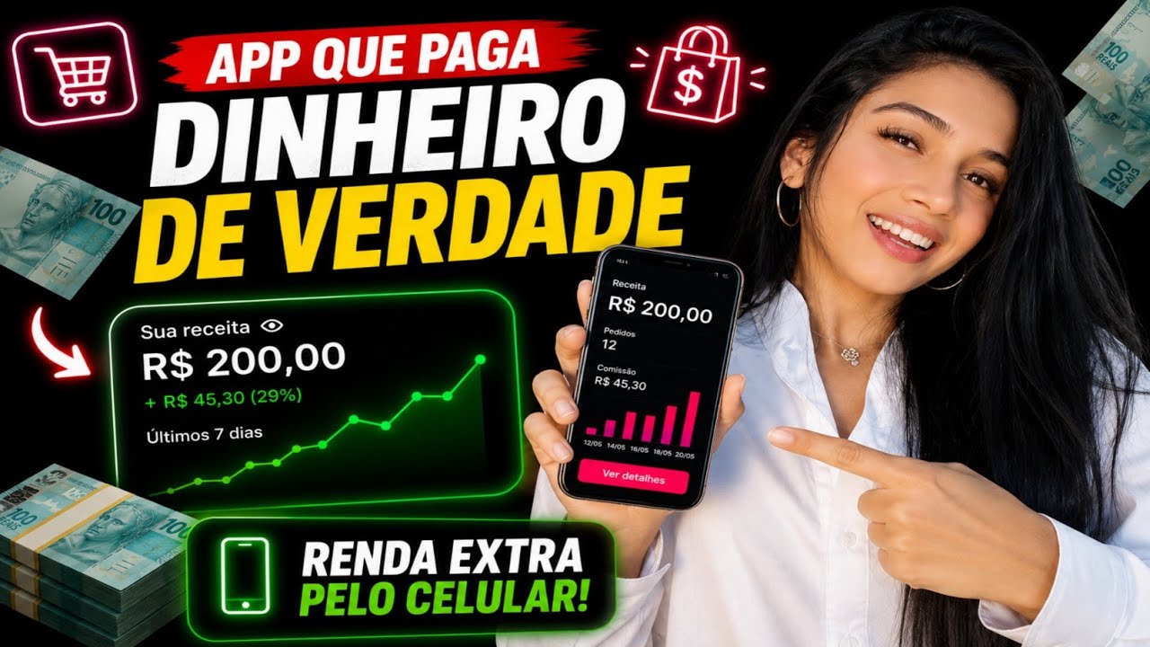 COMO GANHAR DINHEIRO APENAS USANDO SEU CELULAR EM 2026 (APP PAGANDO DE ...